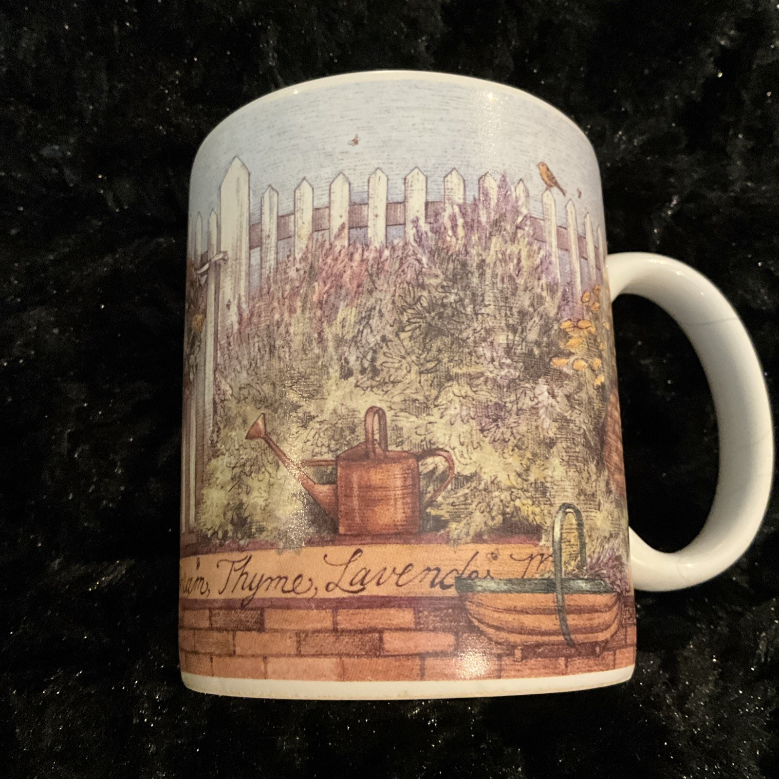 Set of 2 Vtg 1998 Lang & Wise Ceramic Collector Mugs by Sherri Buck Baldwin Art Set of 2 Vtg 1998 Lang & Wise Ceramic Collector Mugs by Sherri Buck Baldwin Art