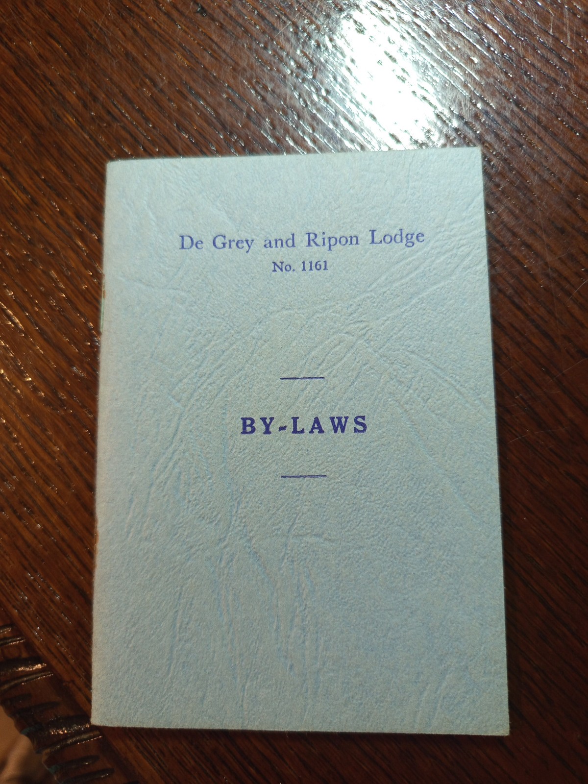 1958 By-Laws  De Grey and Ripon Lodge No. 1161  Freemasonry masonic/679