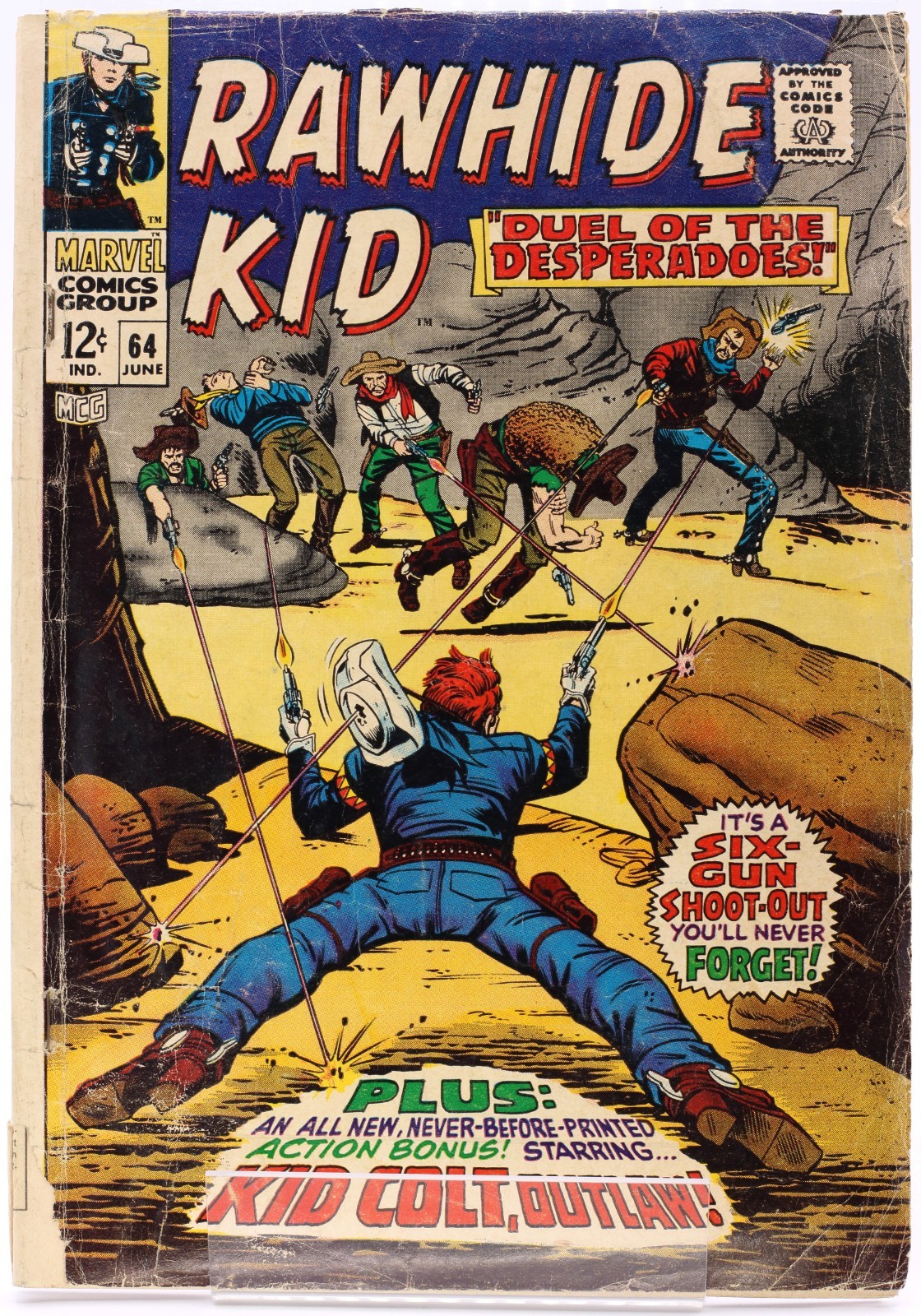 RAWHIDE KID #64 • [2.0] • 1968 • Larry Lieber • MARVEL SILVER AGE WESTERN