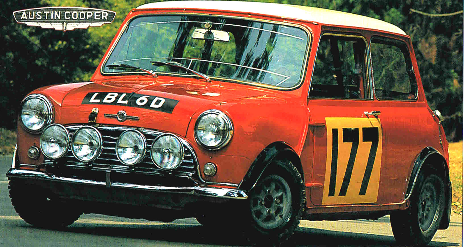 1961-1971 Austin MINI COOPER SPEC SHEET / Brochure- 1963,1964,1965,