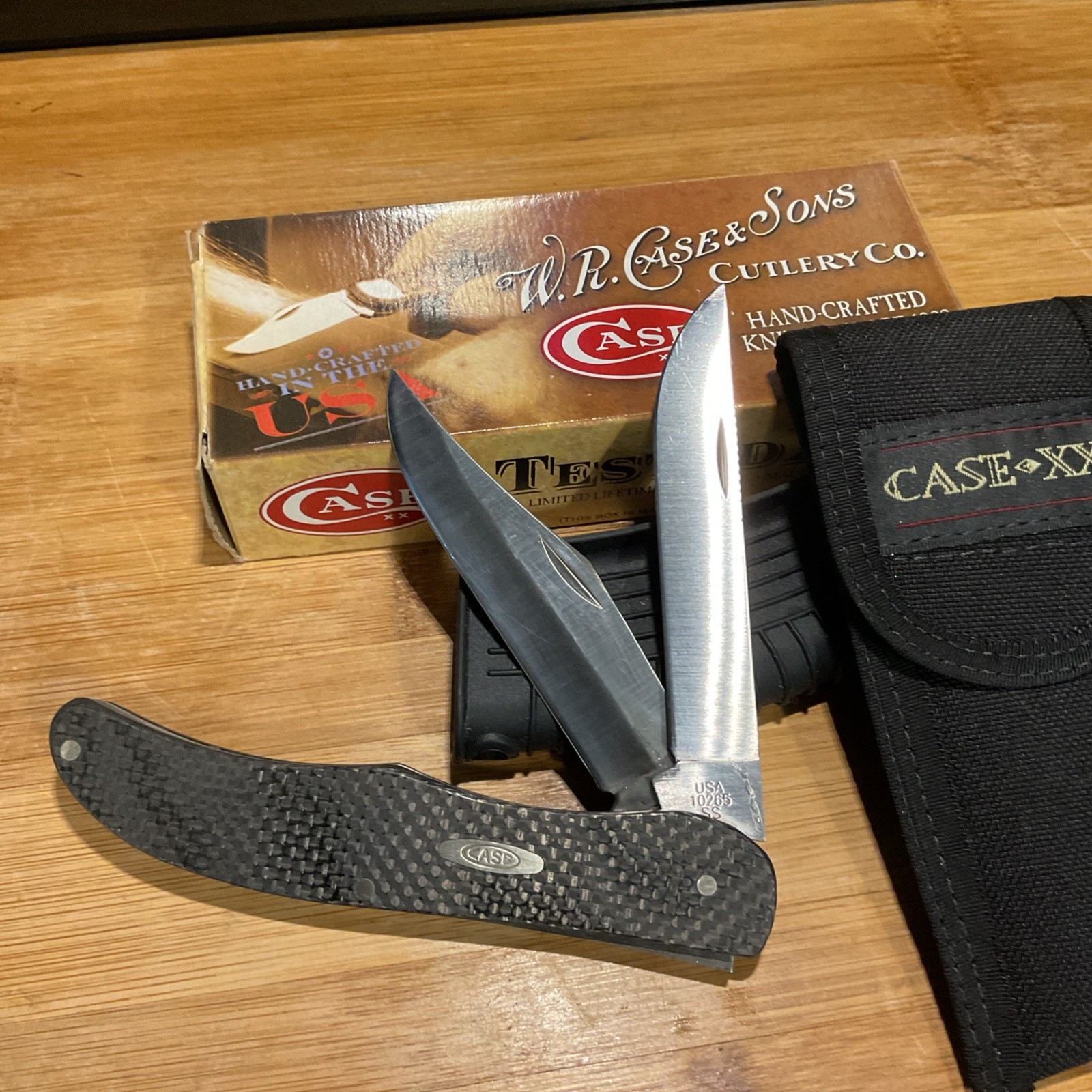 Rare 2012 Case XX 10265 SS Discontinued Carbon Fiber Folding Hunter Mint in Box Rare 2012 Case XX 10265 SS Discontinued Carbon Fiber Folding Hunter Mint in Box