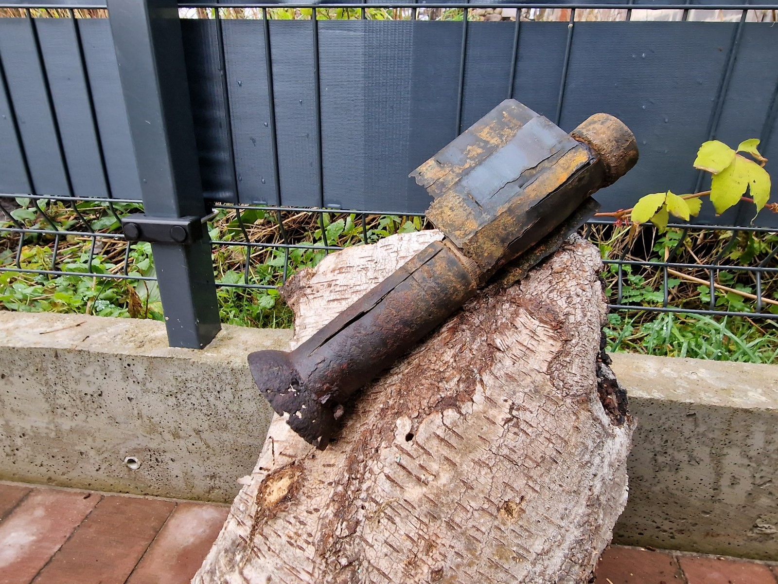 WW2 Accessories Panzerfaust parts from the German bunker rare relic.