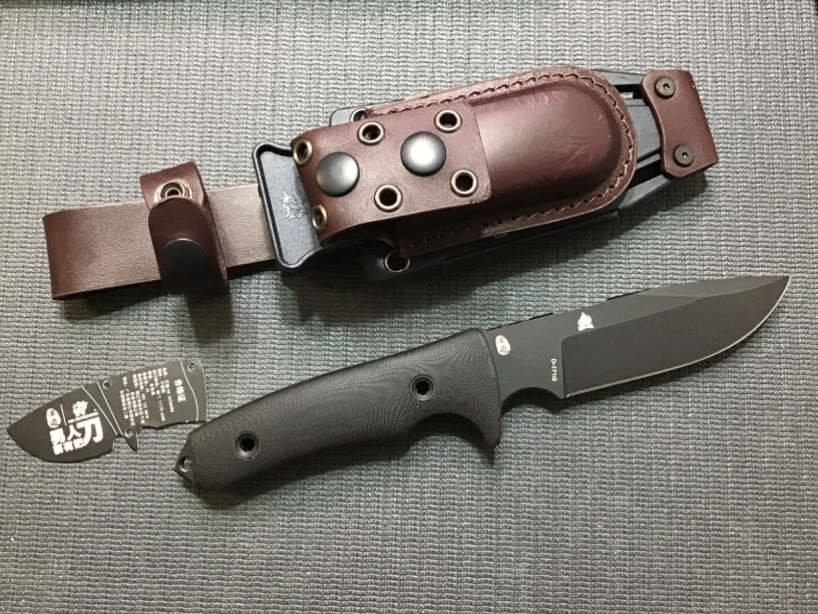 HX OUTDOORS KNIVES D-171G Pathfinder Fixed Blade Bushcraft Survival Knife