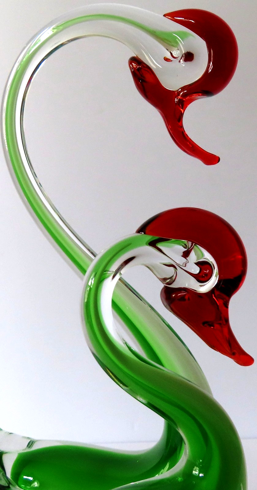 Vintage 50's/60's Murano Sommerso Glass Swan Figurine - Vintage Murano Art Glass Vintage 50's/60's Murano Sommerso Glass Swan Figurine - Vintage Murano Art Glass