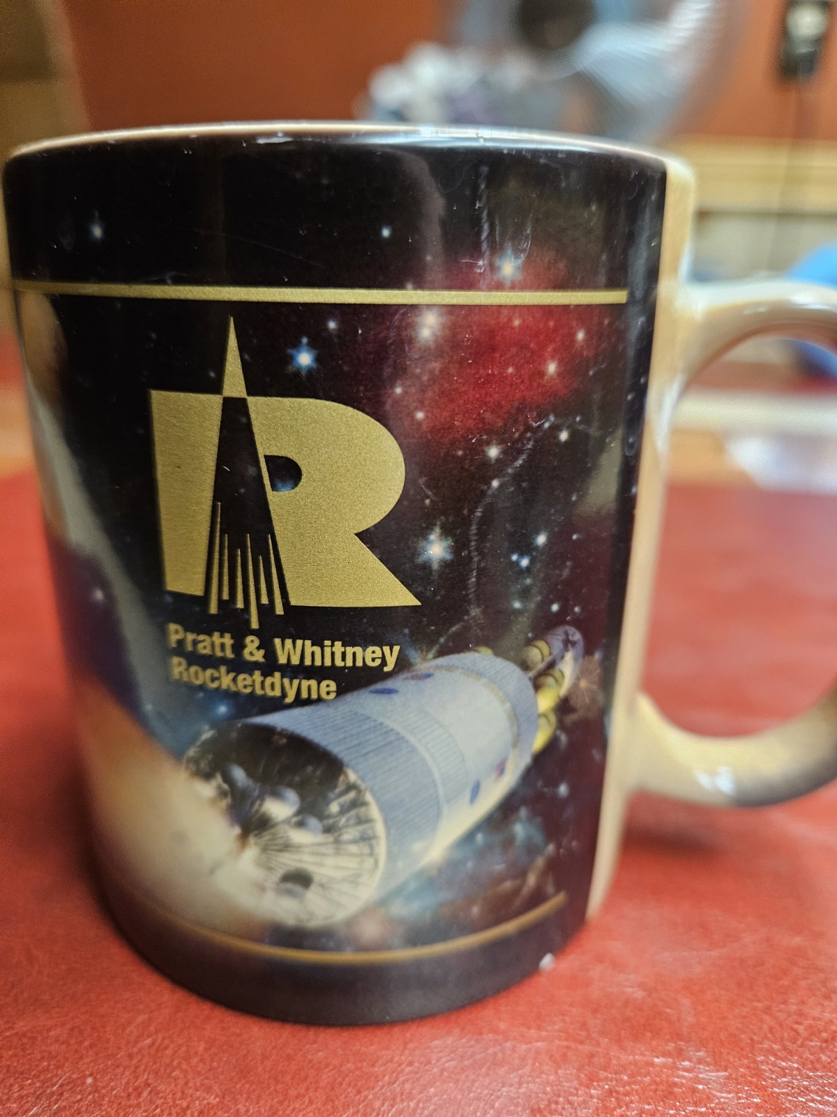  Pratt & Whitney Rocketdyne Rare Mug Space Shuttle Astronauts & Space Travel