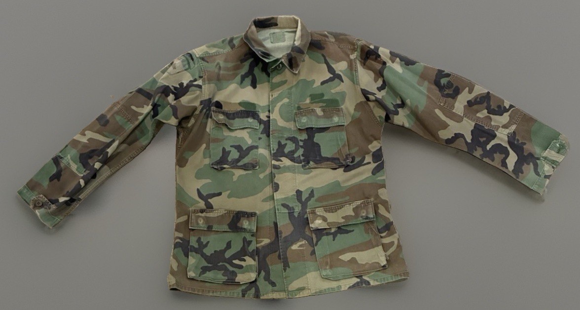 Vtg. US Army Military BDU Woodland Camp Jacket Medium Long DLA100-90-C-0320 90’s