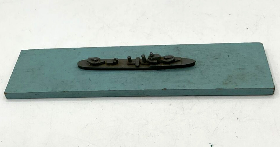 1943 WWII Ship Recognition Model “H” Class Brit.-DD HA Framburg Chicago 12-43