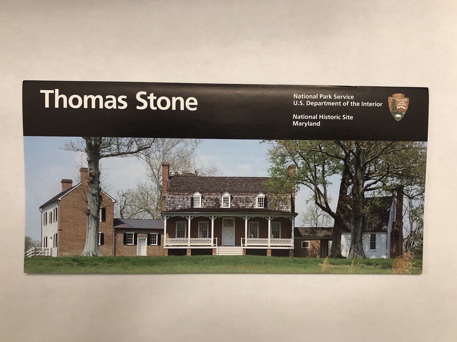 2026 Thomas Stone National Historic Site Park Unigrid Brochure Map NEWEST MD