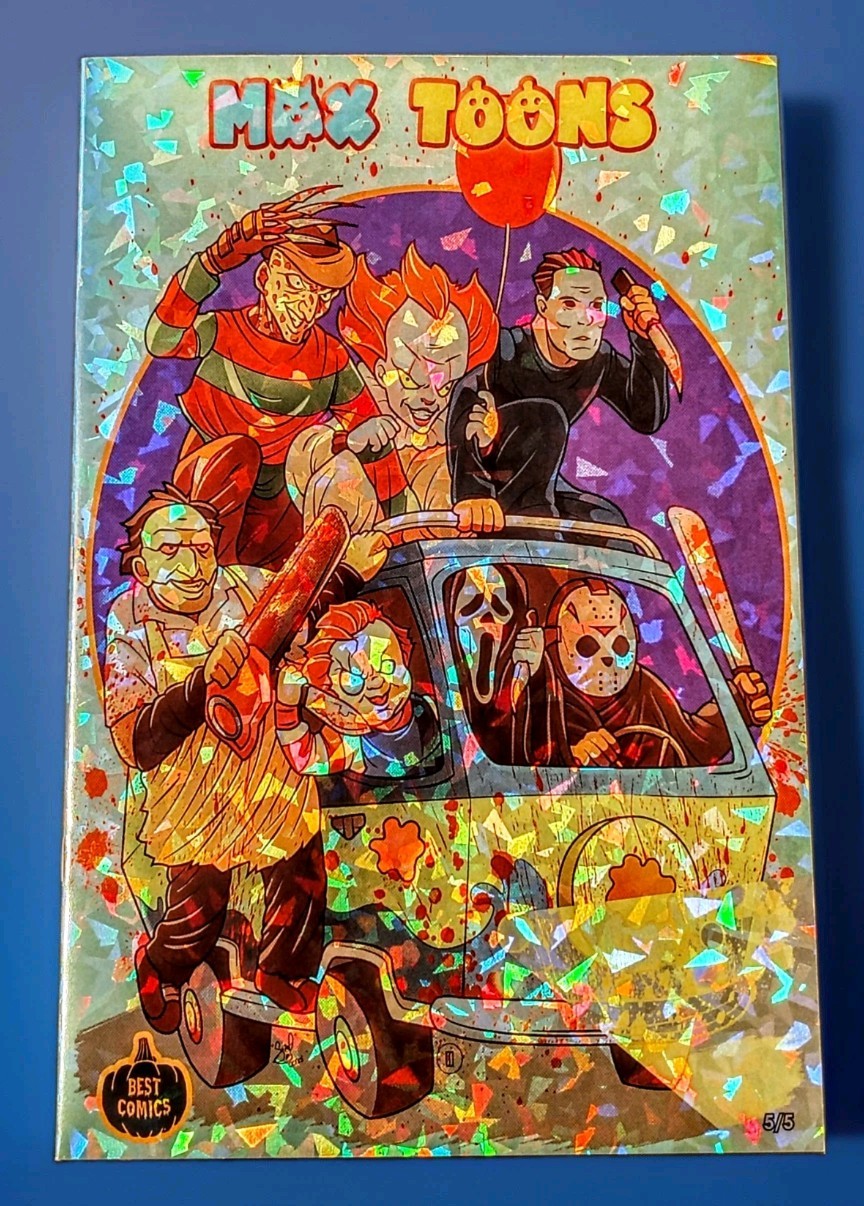 Max Toons Horror Villains/Mystery Machine Shatter Foil #5/5 + Trading Card