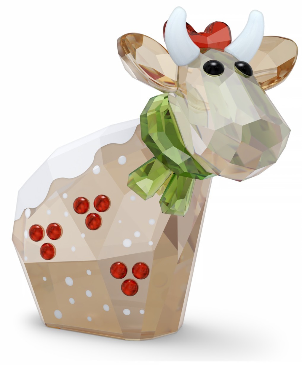 Swarovski Crystal Mo Holiday Annual Edition 2026 Figurine, Gold Tone, 5732599