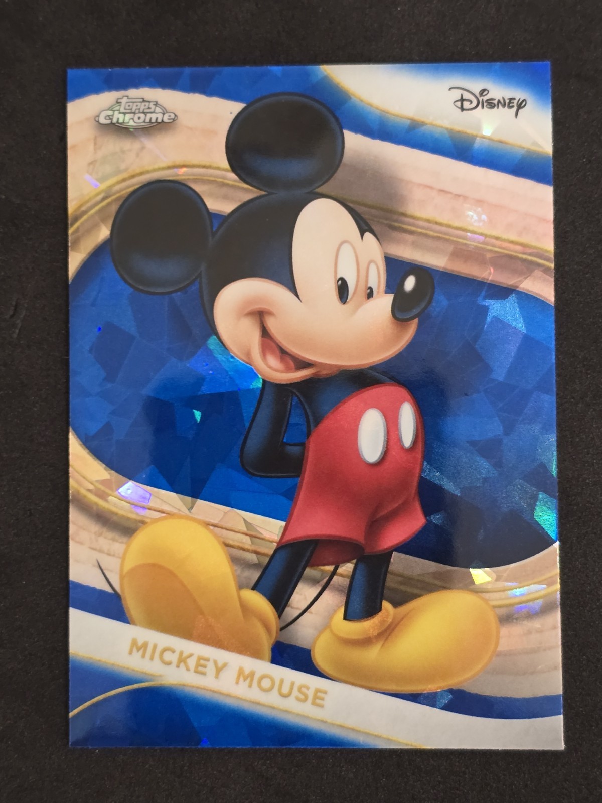 2025 Topps Chrome Disney Sapphire Mickey Mouse #1 B