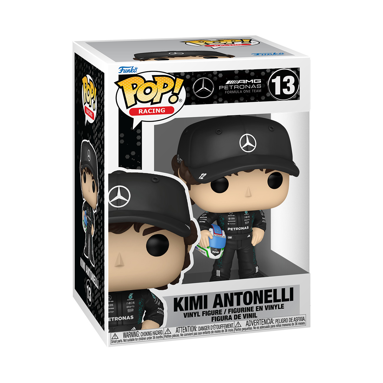 Funko Pop Racing Kimi Antonelli Mercedes AMG Petronas F1 Vinyl Figure 13 Funko Pop Racing Kimi Antonelli Mercedes AMG Petronas F1 Vinyl Figure 13