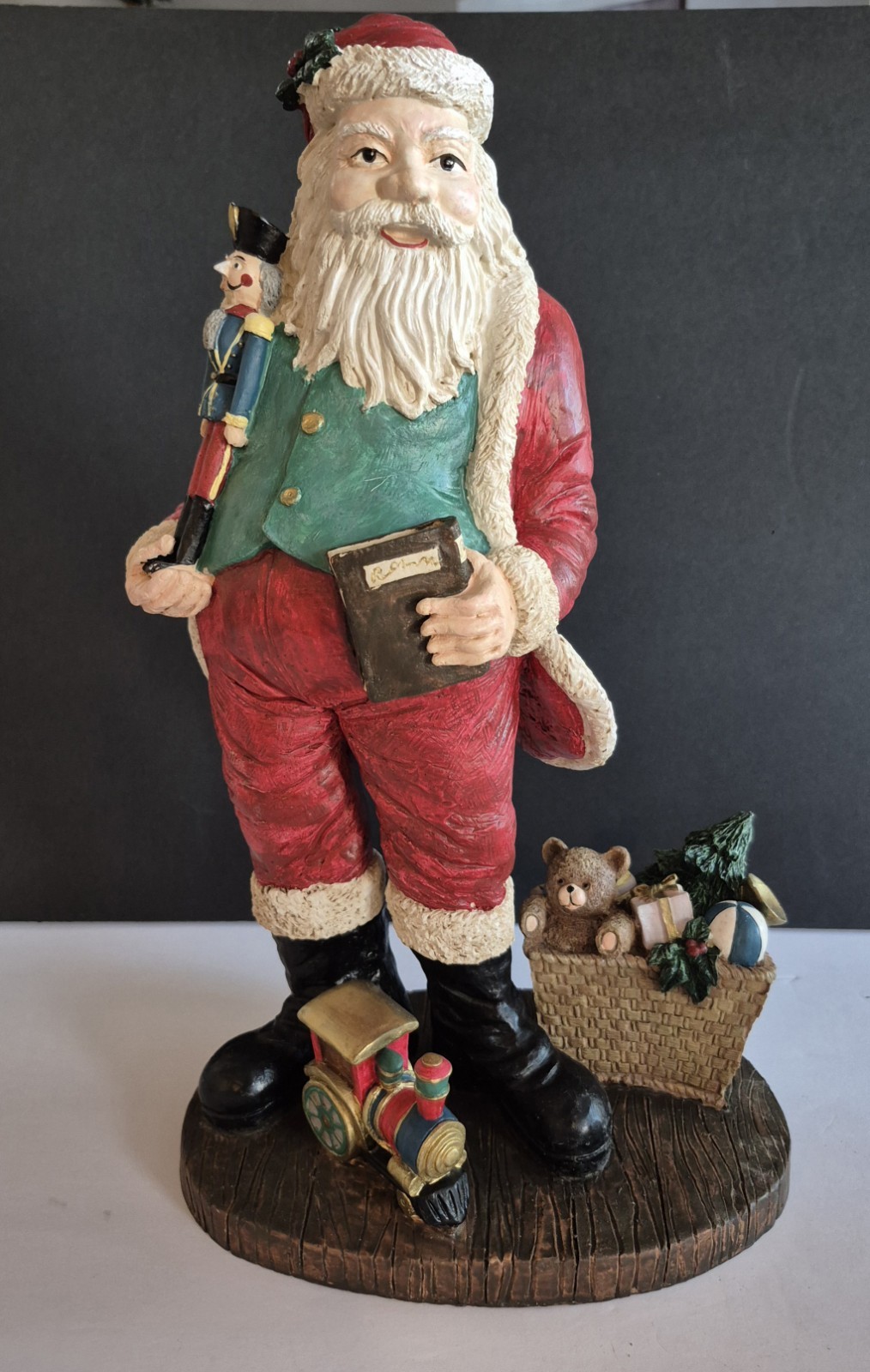1992 Jolly St Nick Collection Vintage Santa Claus Figurine Collectible 