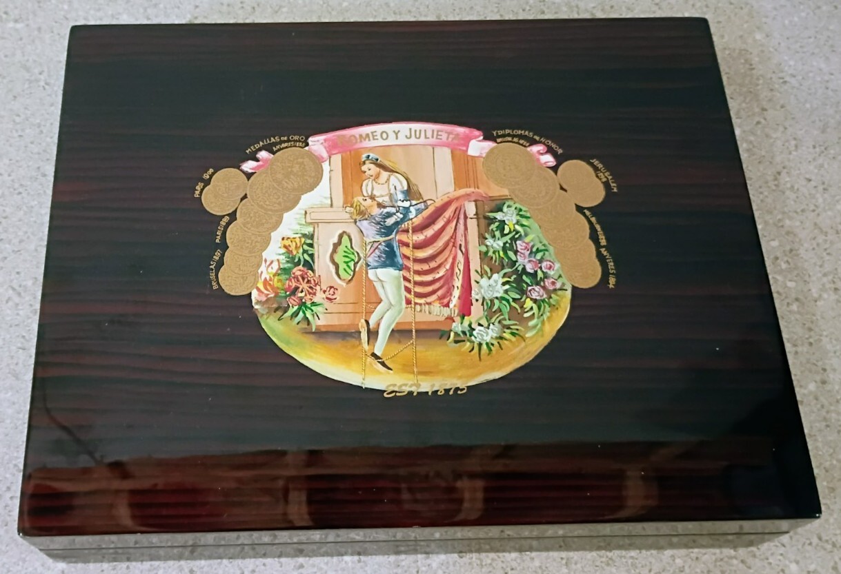 Romeo Y Julieta 125th Anniversary Limited Edition Cigar Box Humidor Ships Free