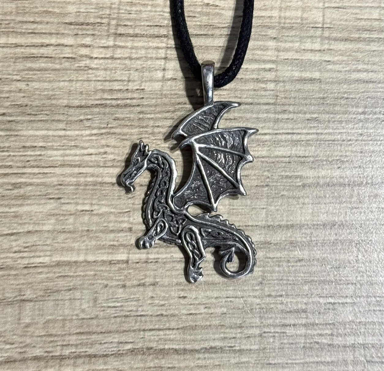 Majestic Celtic Dragon Pendant Wiccan Pagan Celtic Visions
