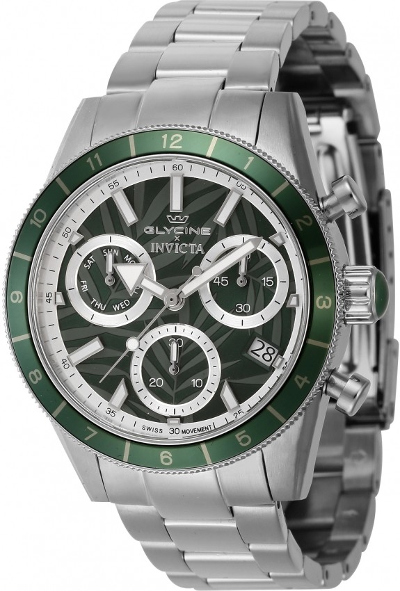 INVICTA Glycine Collaboration Watch Model 44289 Swiss Design Functional