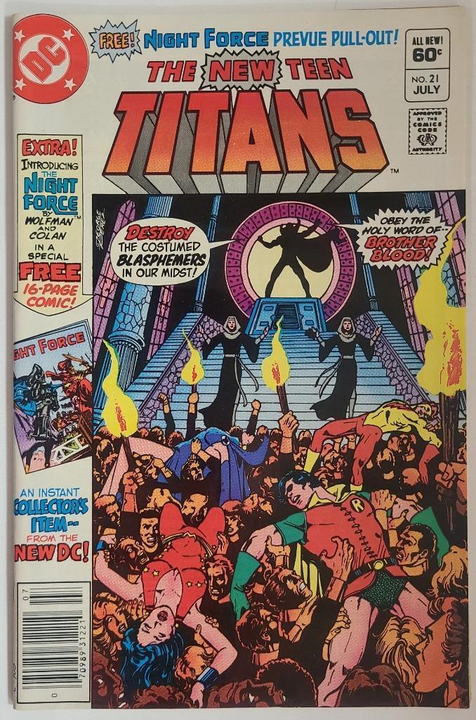 The New Teen Titans #21 Comic Book NM