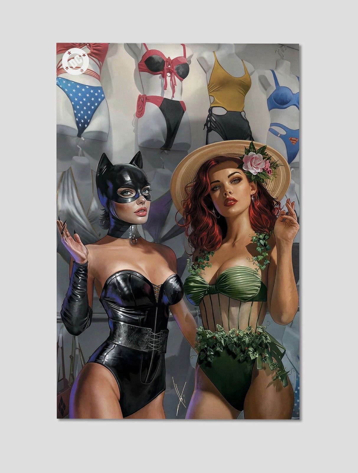 Catwoman Poison Ivy Gotham Sirens Giclee Print Poster 1\