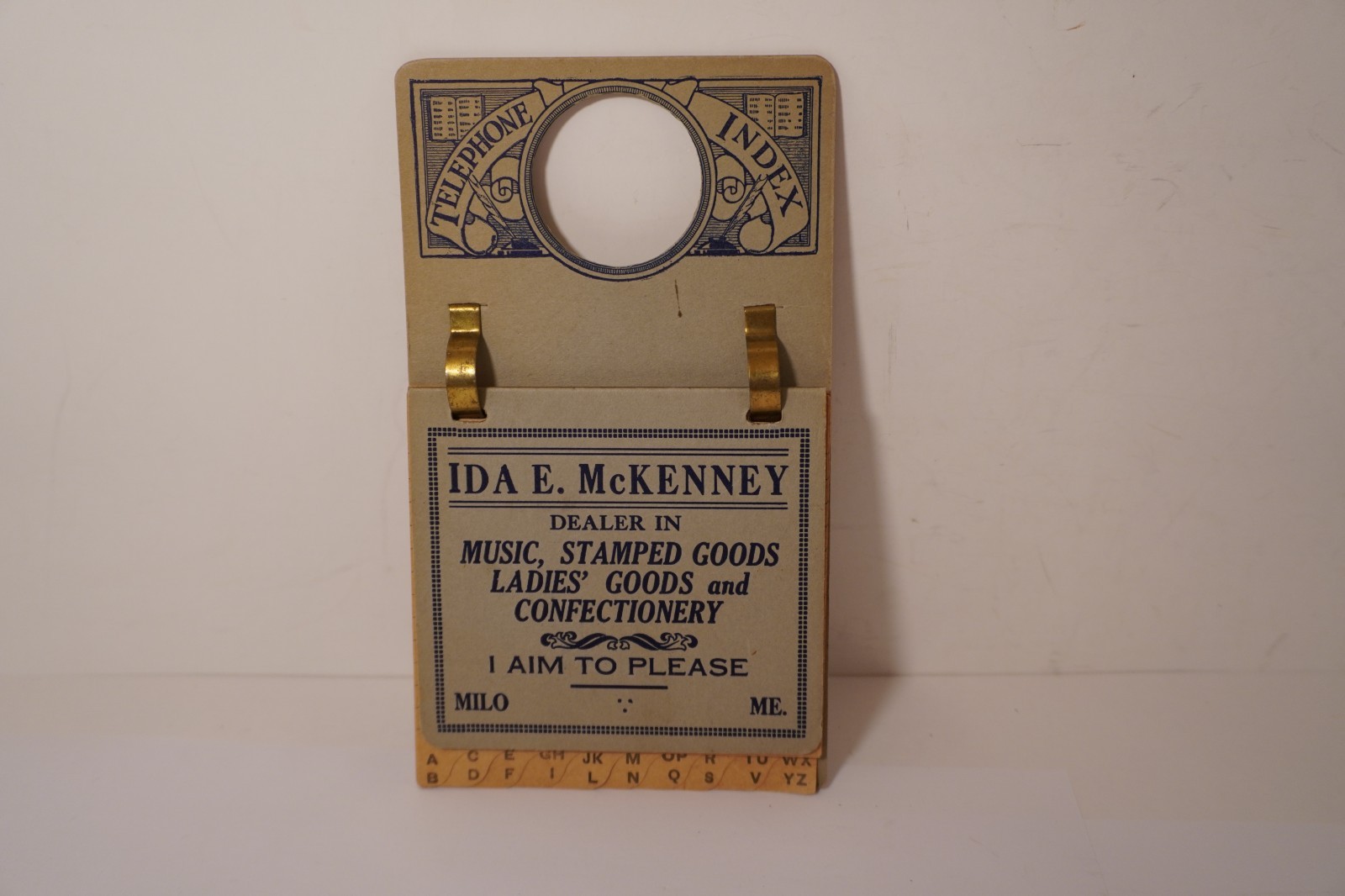 Scarce & Original Candlestick Attachment Directory in Very Nice Condition