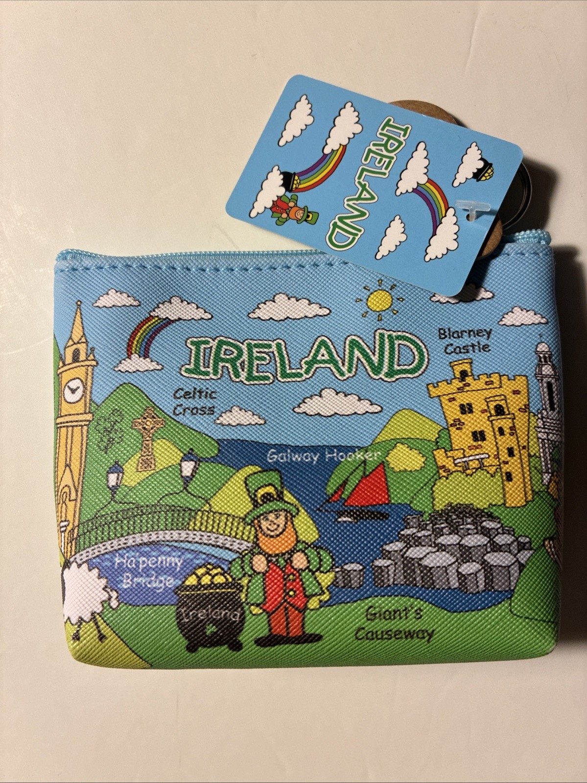 ☘️Ireland souvenir Miscellaneous Coins Change Pouch Carrolls Irish Gift Designed ☘️Ireland souvenir Miscellaneous Coins Change Pouch Carrolls Irish Gift Designed