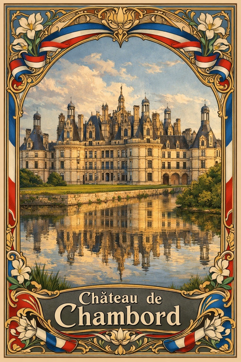 đ° Château de Chambord Poster - French Castle Art Print 24x36â - Premium Matte đ° Château de Chambord Poster - French Castle Art Print 24x36â - Premium Matte