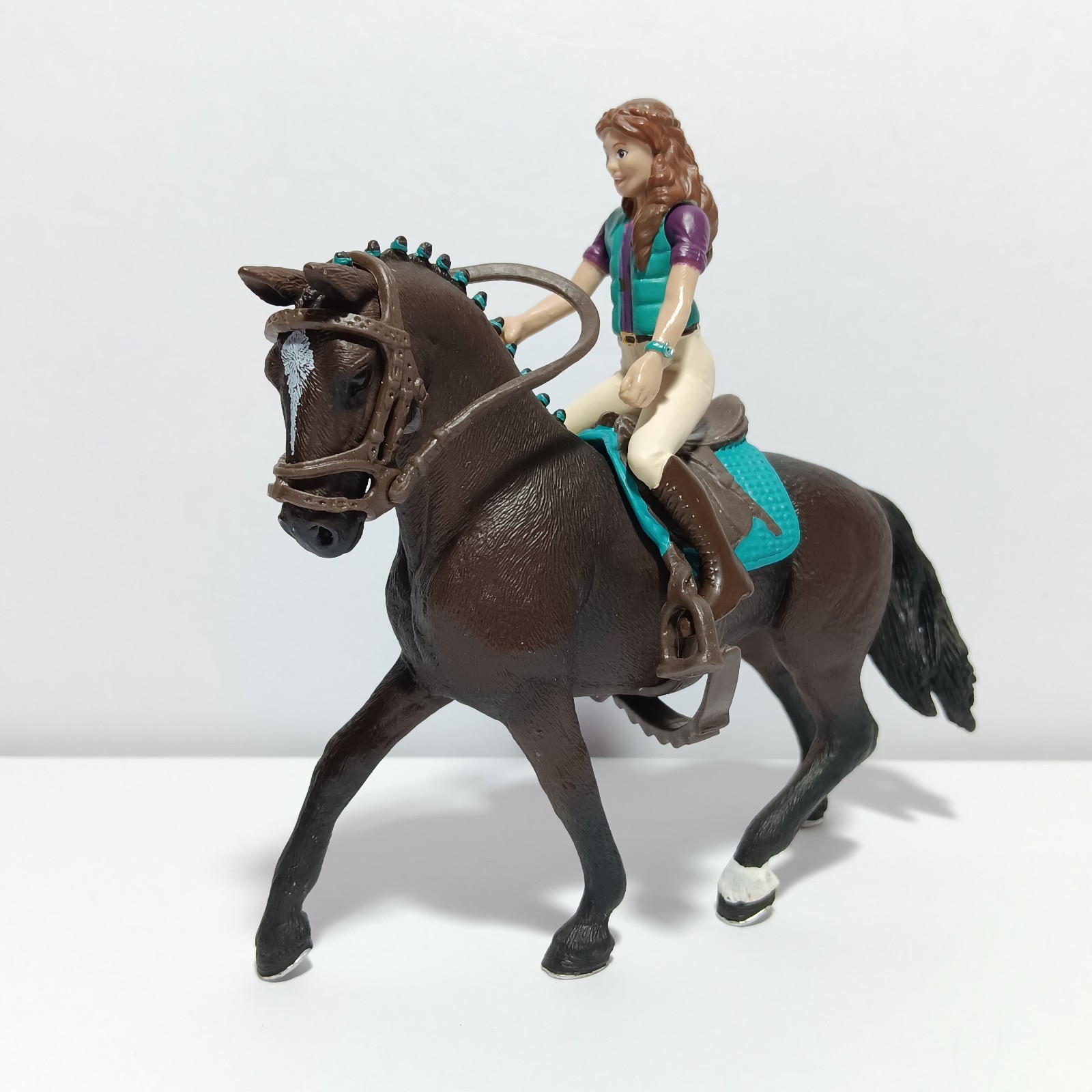 Schleich Horse Club Lisa & Storm (2017) Complete Set Used 42516