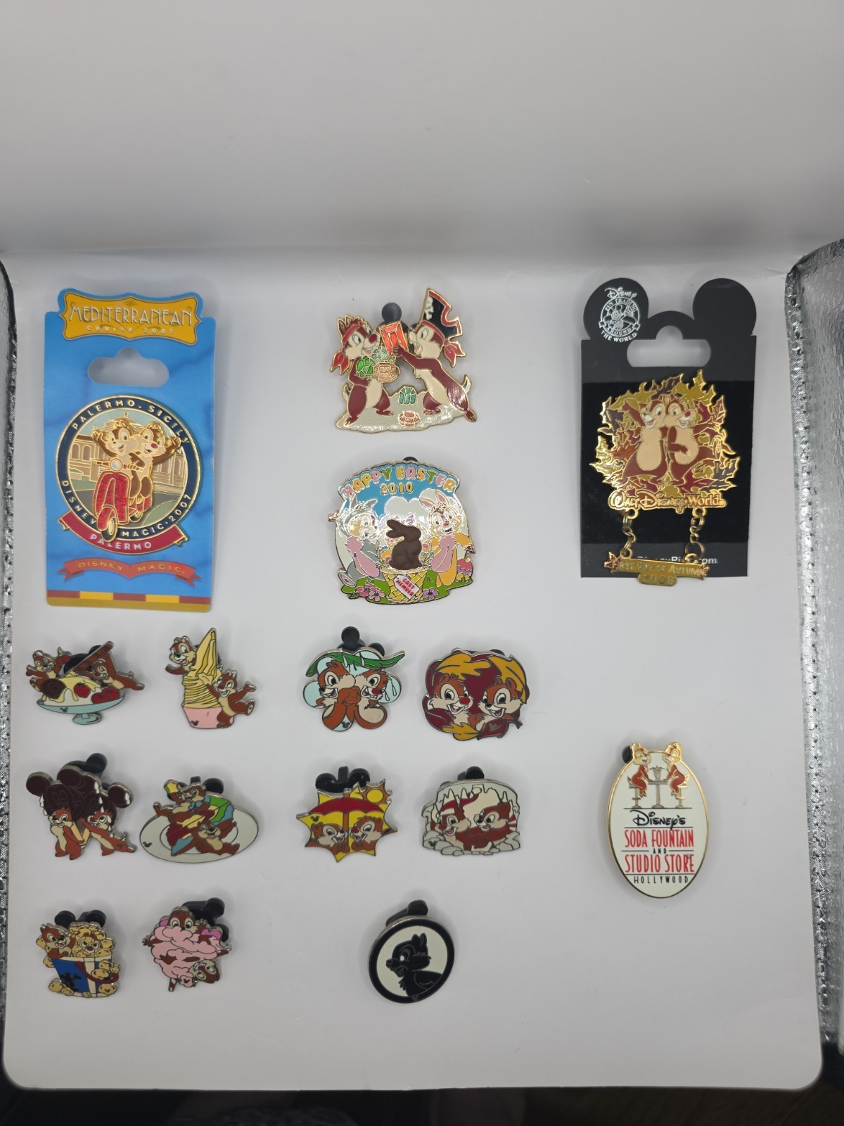 Chip And Dale 16 Pin Collection Set Disney Pins LE Cast DCL AP LOT