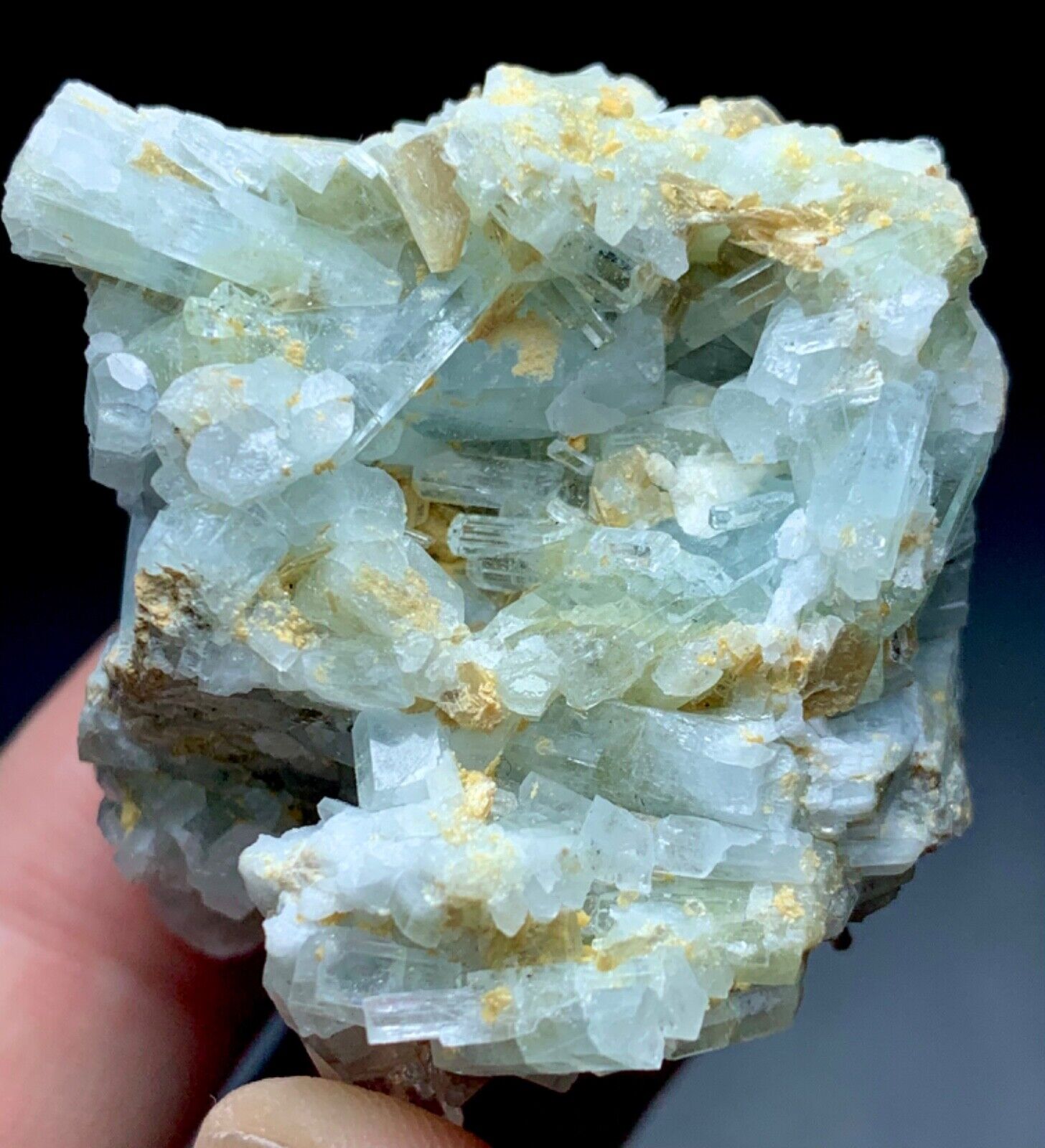 218 Carat Bunch of  Aquamarine Crystal Specimen from Pakistan