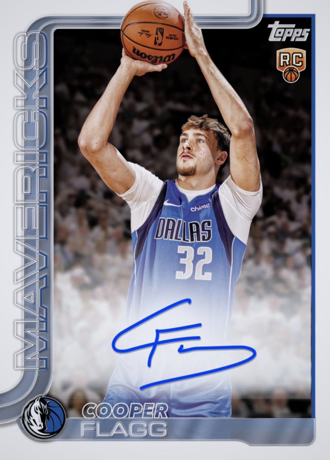 2025-26 Topps NBA Flagship Cooper Flagg Auto RC Dallas NBA DIGITAL Collect 2025-26 Topps NBA Flagship Cooper Flagg Auto RC Dallas NBA DIGITAL Collect