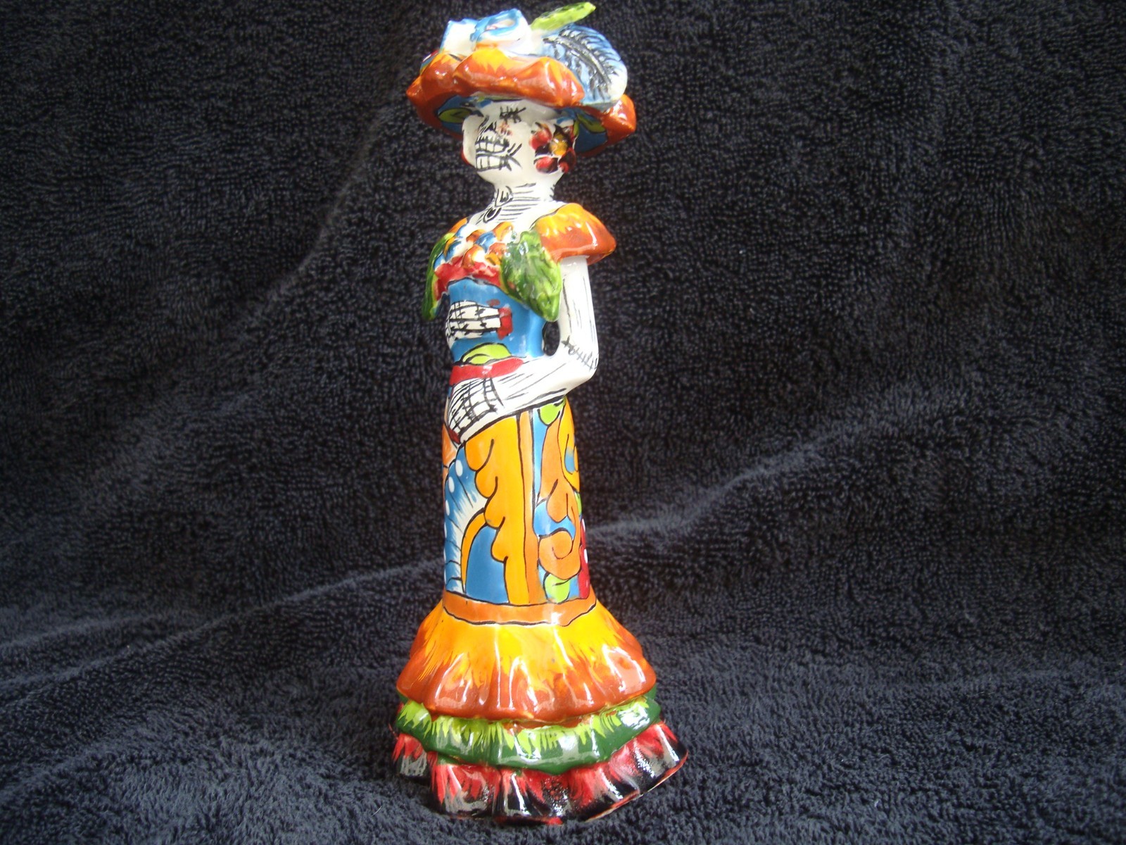 Talavera, Catrina, Day of Dead by Mexican Artist Gerardo Garcia, decor