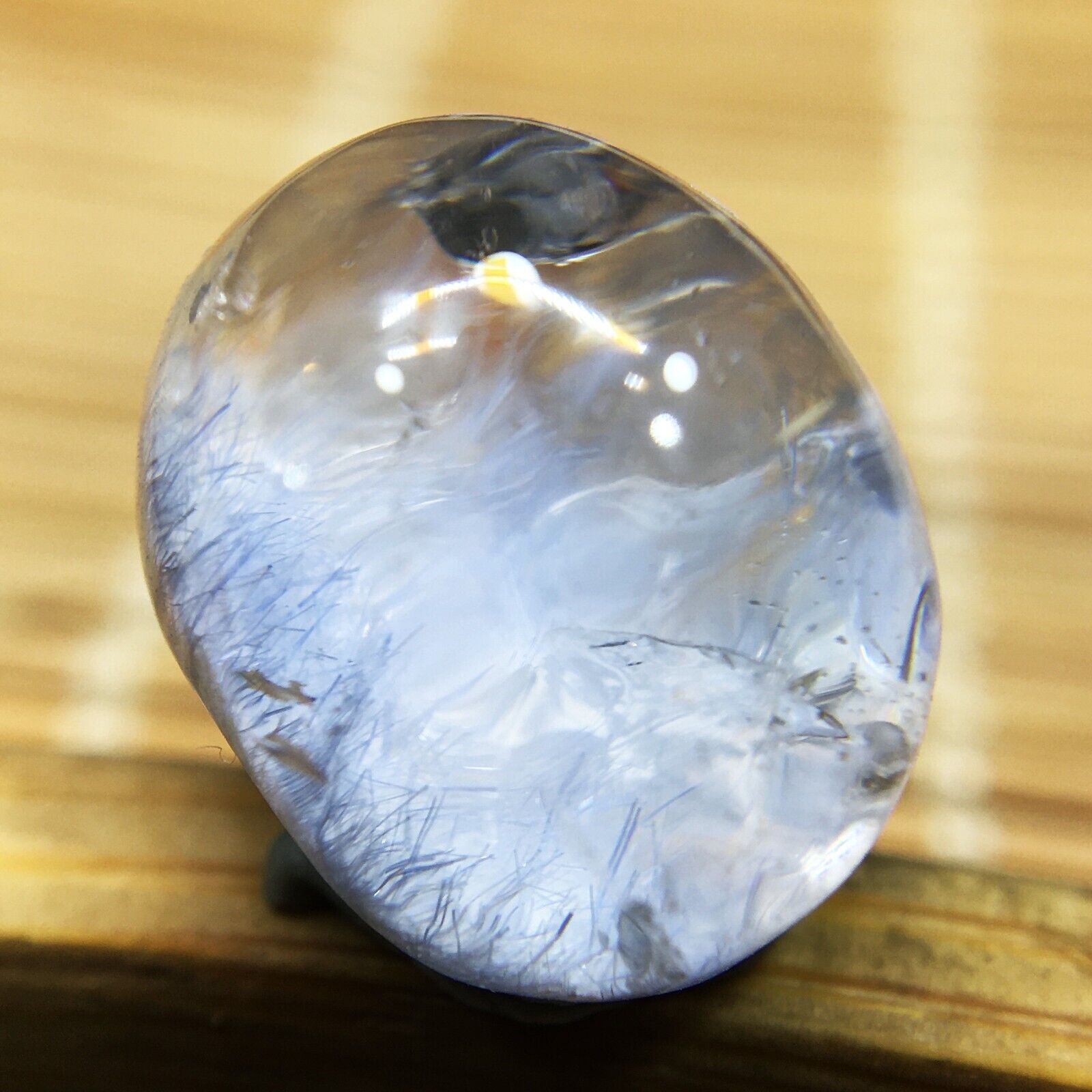 7.2Ct Very Rare NATURAL Beautiful Blue Dumortierite Quartz Crystal Pendant