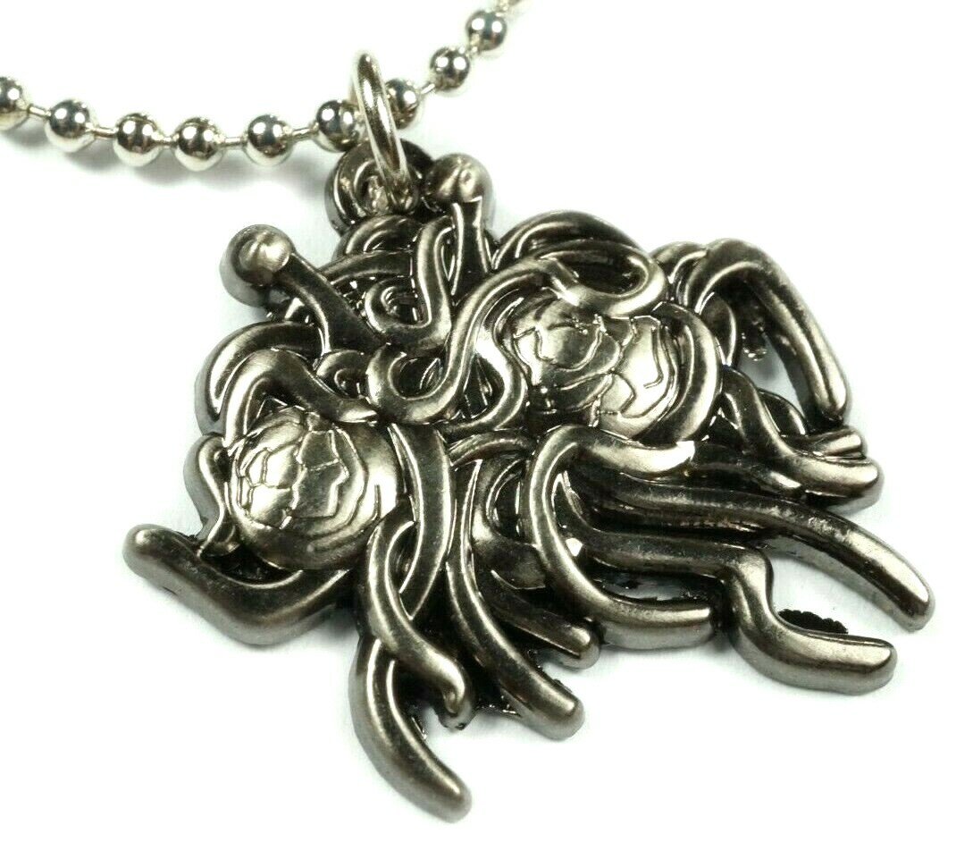 Flying Spaghetti Monster Church of the FSM Pendant Necklace with Ball Chain