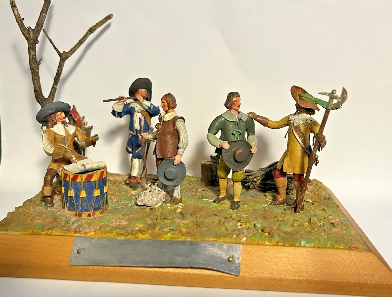 Rare Marcel Baldet Signed 17thC French Military Diorama Figurine No 373 Museum