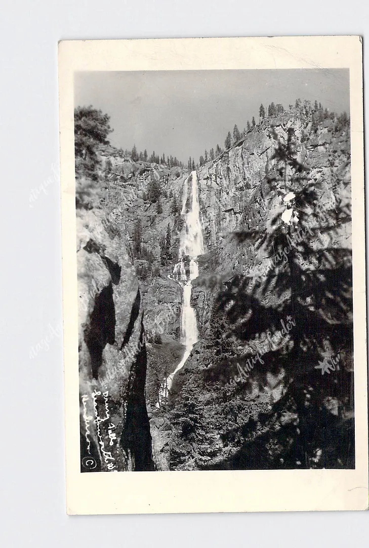 RPPC Real Photo Postcard WA Washington Leavenworth Drury Falls Scenic View RPPC Real Photo Postcard WA Washington Leavenworth Drury Falls Scenic View