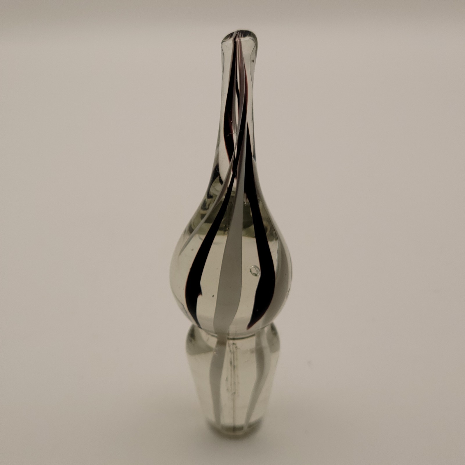 Vintage Kanawha Glass 1973 Striped 