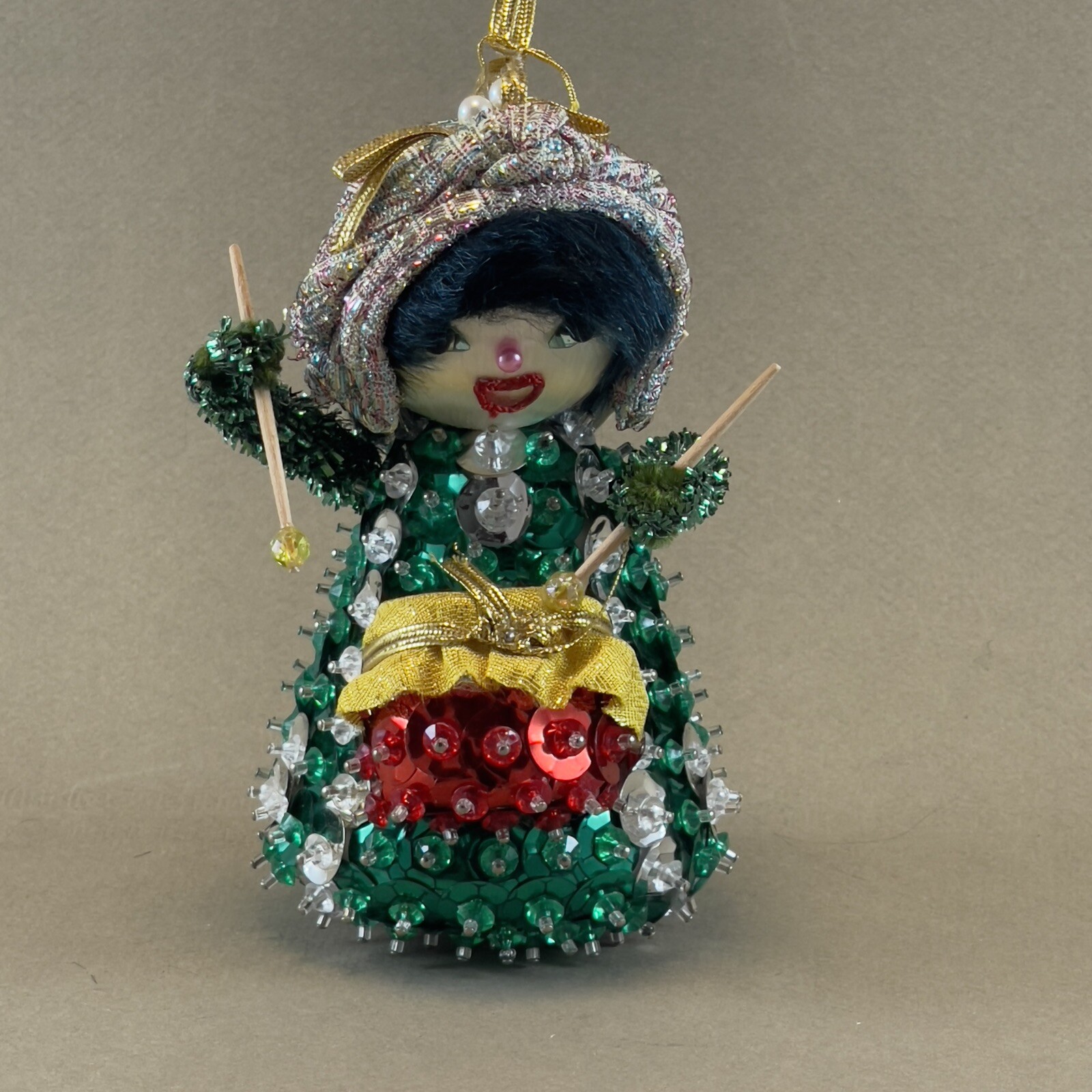 Vintage Collector\'s Ornament by Gena Kinder  The Little Drummer Boy 1975