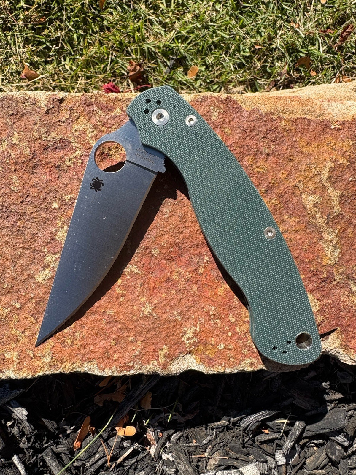 Spyderco Blade HQ Exclusive Military 2 C36GPFG2 - Forest Green G10 - Satin 204P