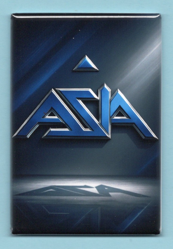 ASIA LOGO *2X3 FRIDGE MAGNET* ROCK N ROLL MUSIC GROUP ARENA POP PROGRESSIVE