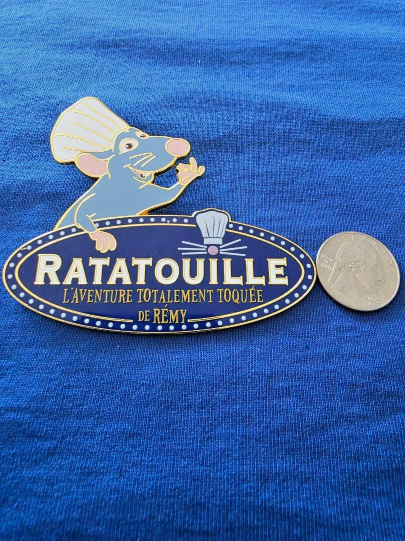 DLP - Chef Remy - Ratatouille Attraction Logo - 10th Anniversary DISNEY PIN