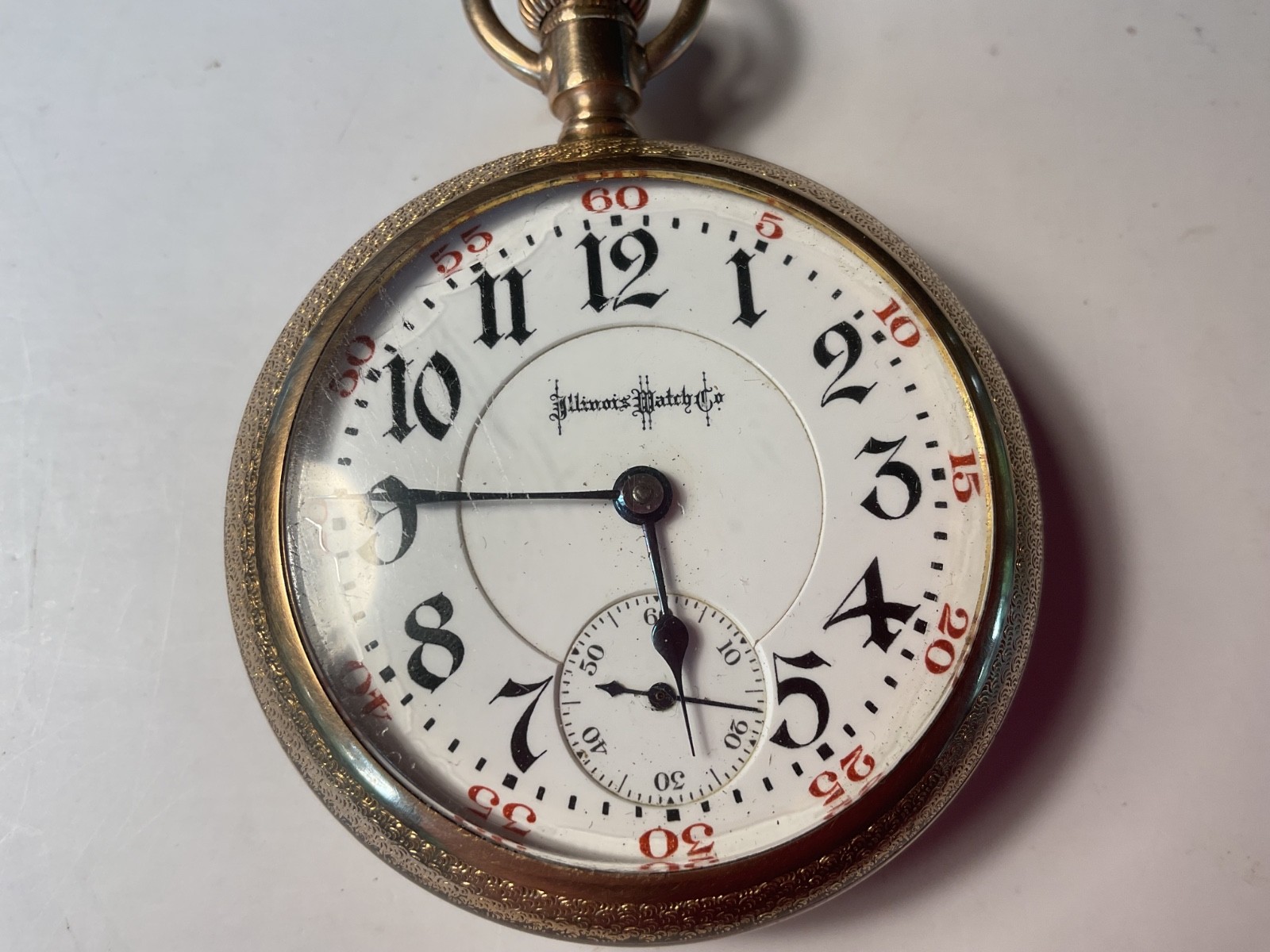 1907 ILLINOIS BUNN SPECIAL 21J 18S RAILROAD POCKET WATCH RUNNING STRONG-A BEAUTY