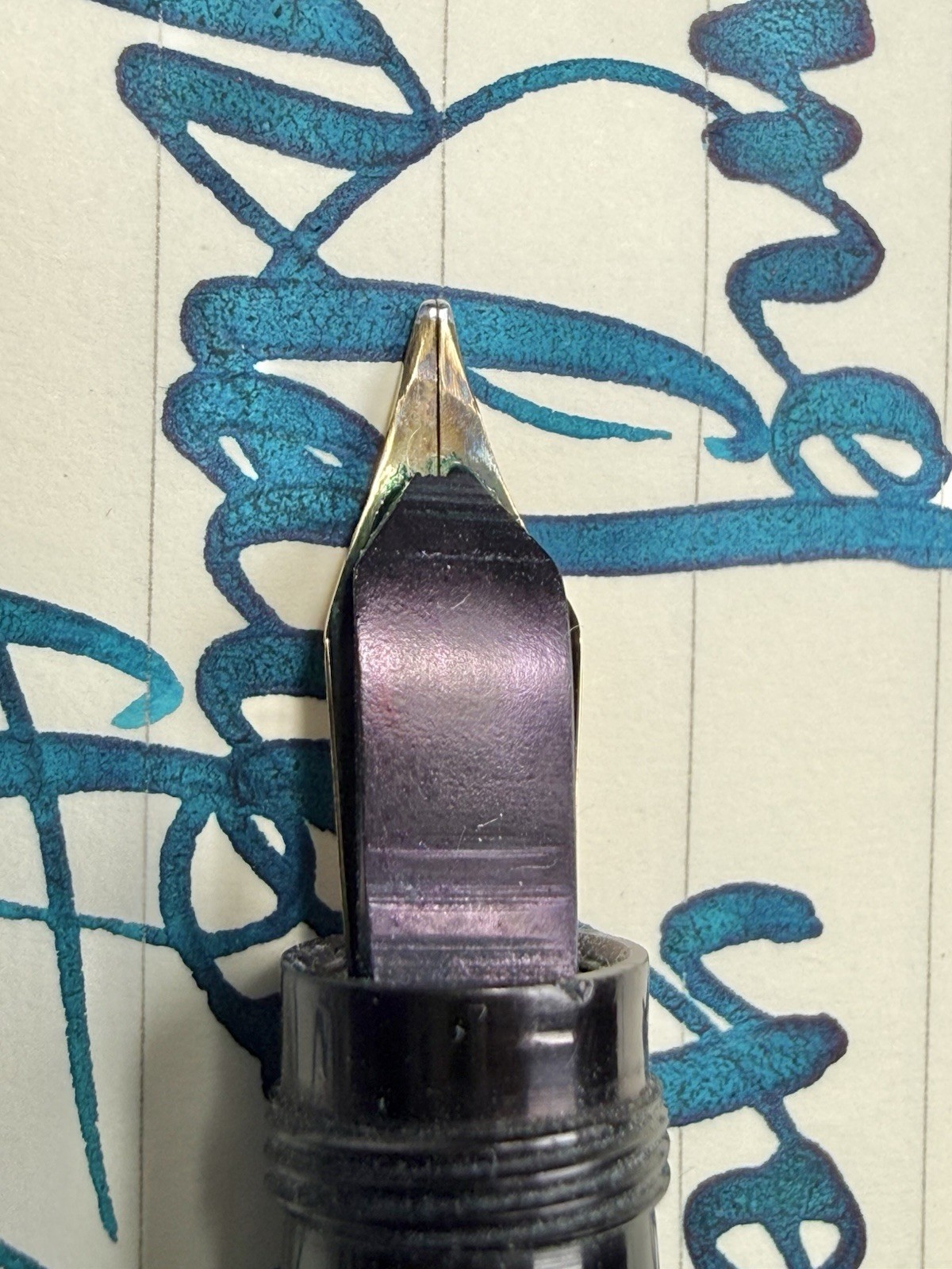 F Waterman 42 14K Soft FULL FLEX nib (video)