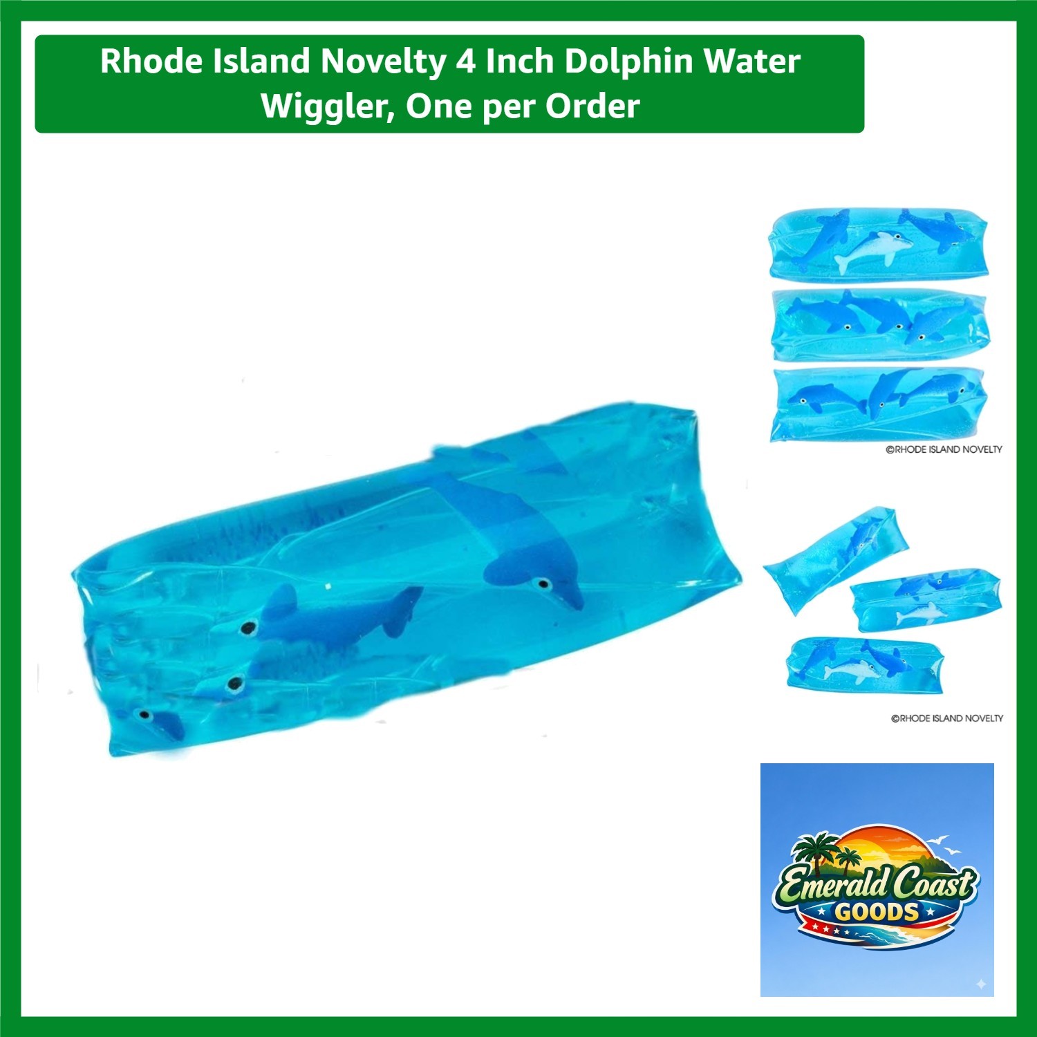 4 Inch Dolphin Water Wiggler, One per Order