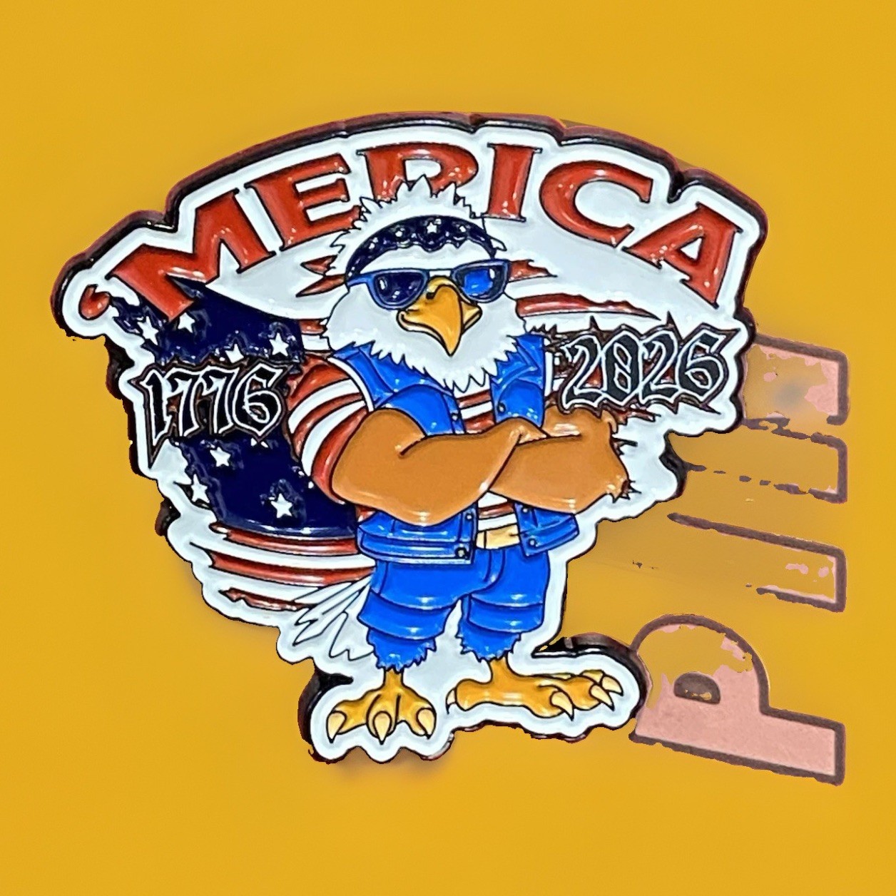 USA Motorcycle Biker America 250 Eagle Merica Patriotic Hat Cap Lapel Metal Pin USA Motorcycle Biker America 250 Eagle Merica Patriotic Hat Cap Lapel Metal Pin