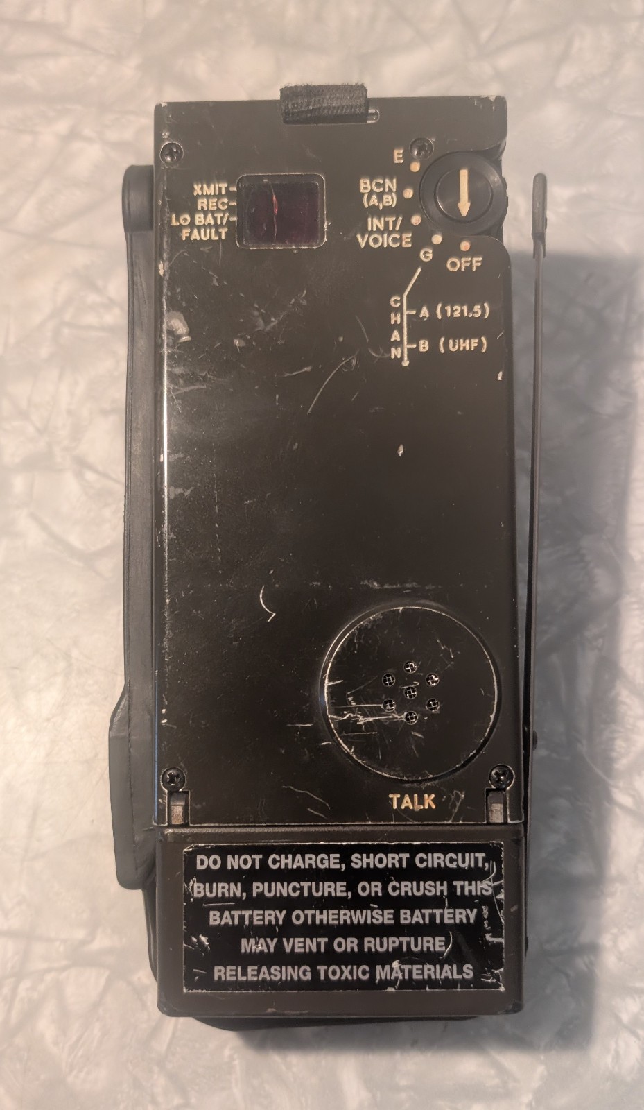 Vintage Turkish Aselsan PRC-434A Search-and-Rescue Transceiver