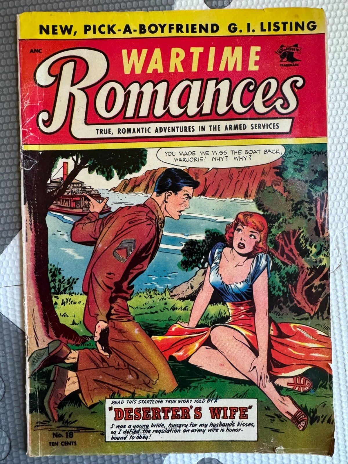Wartime Romances #18 GD+ 1953 Final Issue Golden Age comic book