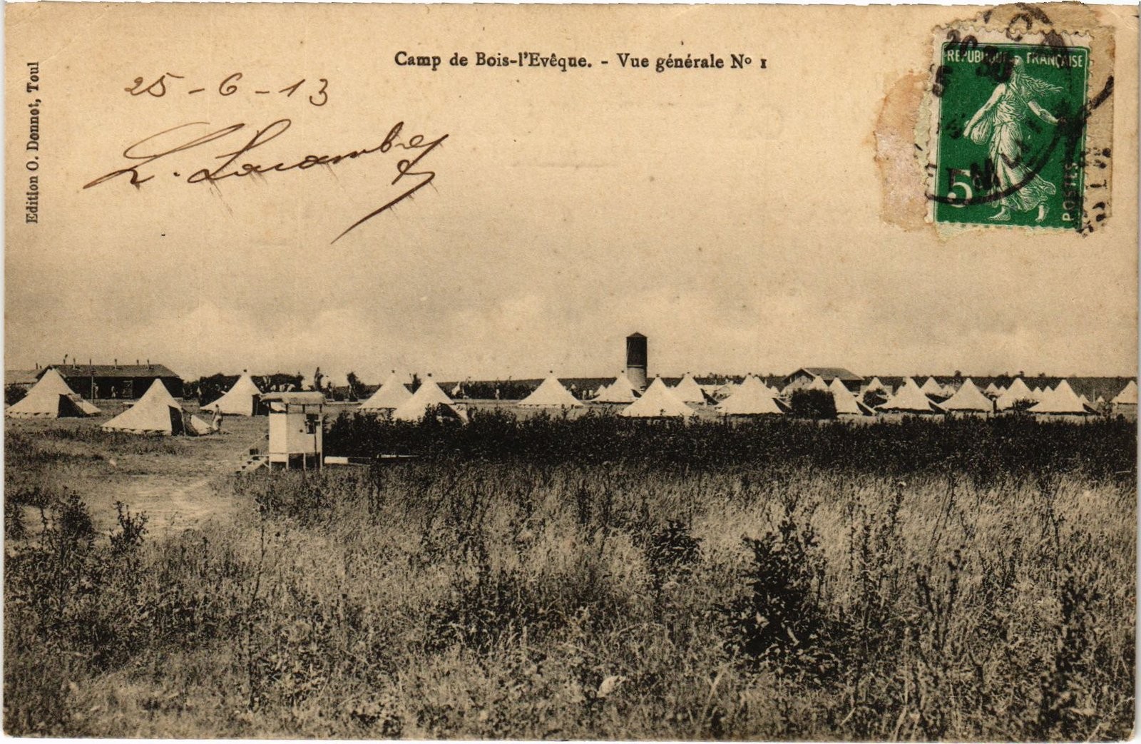 Old postcard Camp de Bois l\'Eveque (1469377)