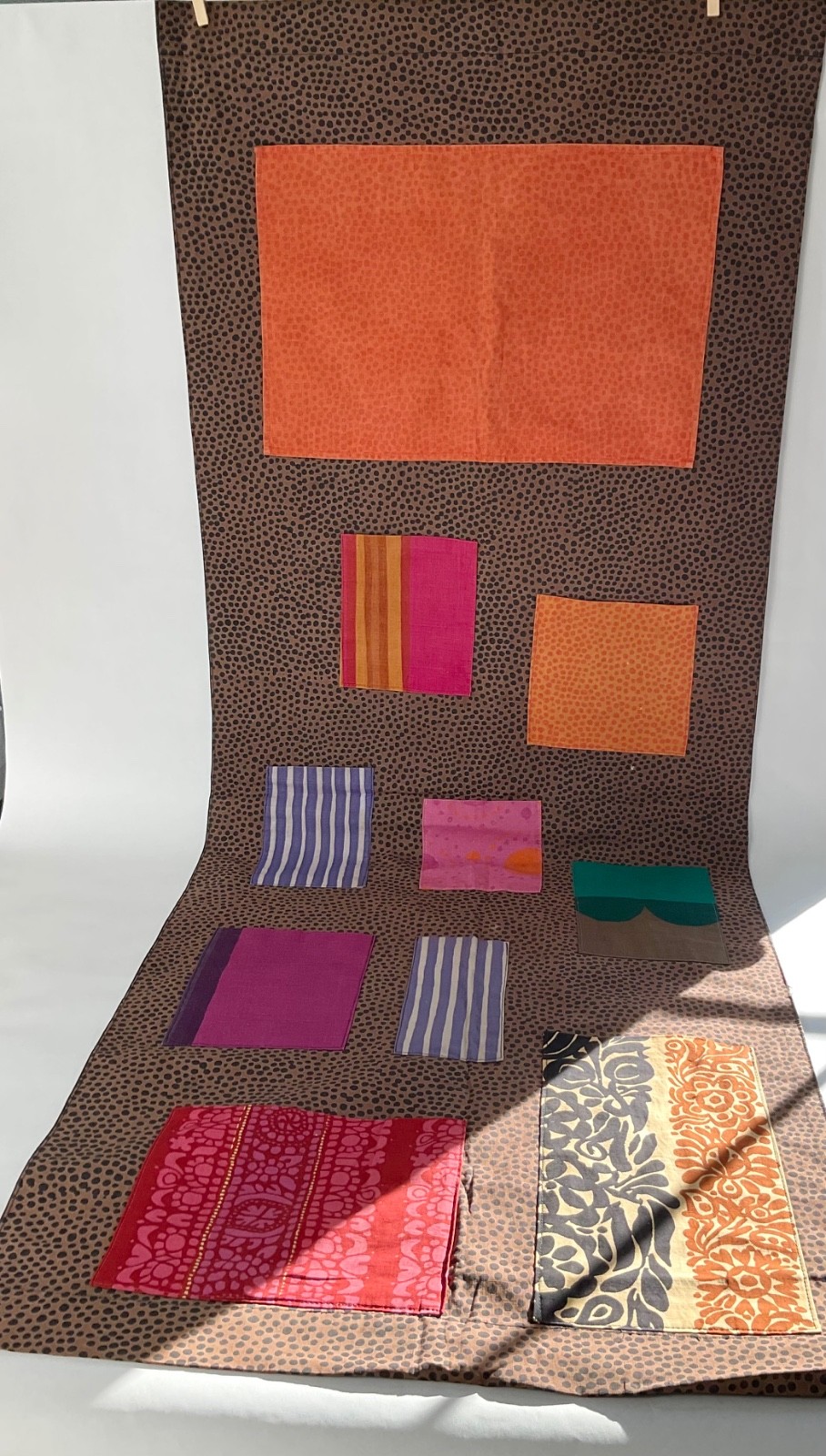 Marimekko Fabric Vintage 1965  Wallhanging Handmade Beautiful 60 in 