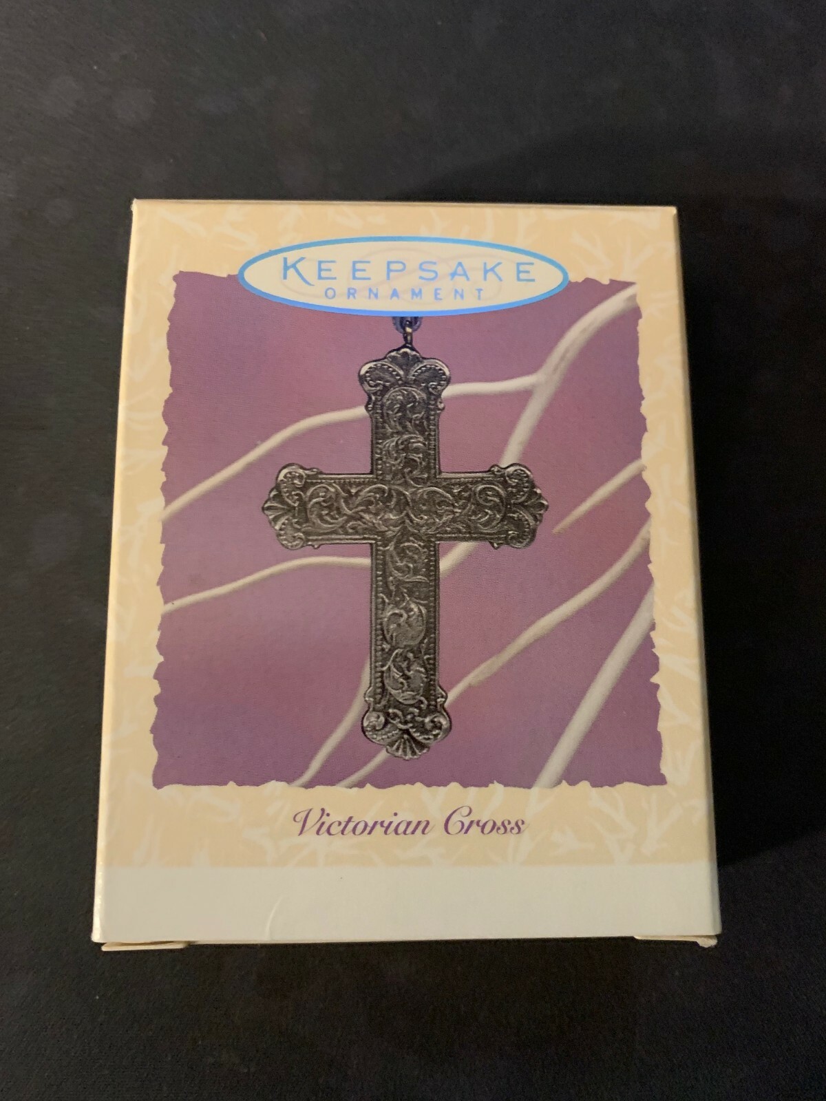 1997 Hallmark Keepsake Spring Easter Ornament VICTORIAN CROSS