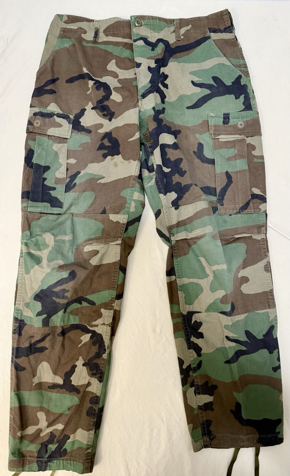 VTG Woodland Camo Temperate BDU Pants Medium Regular NSN 8415-01-084-1713