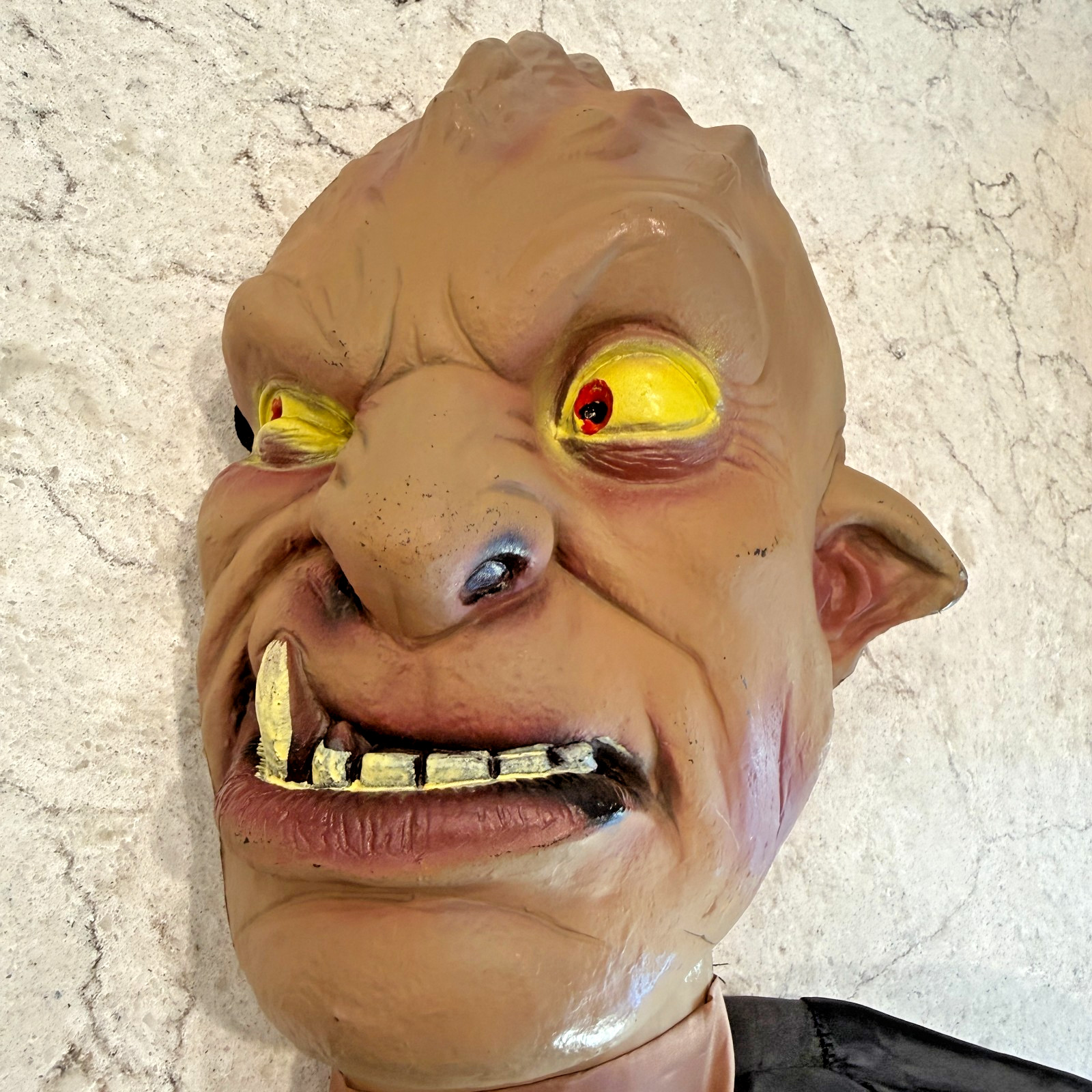 Vtg Spirit Ghoul ScaryOrc Monster Zombie Tree Hugger Halloween Decor Plastic Y2K